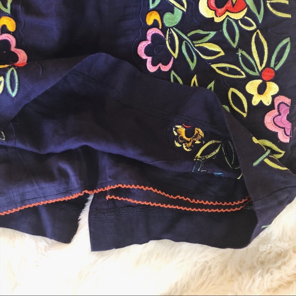 Anthropologie Embroidered Pencil Skirt - Picture 8 of 8